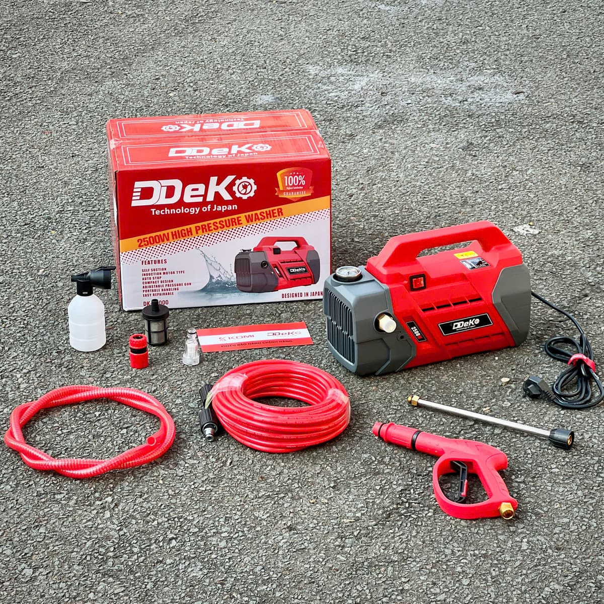 Máy rửa xe gia đình 2500W DEKO DK-P2000A — ảnh 1